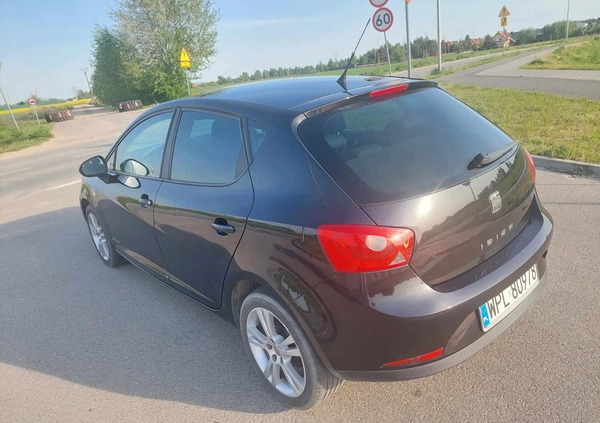 Seat Ibiza cena 23000 przebieg: 157000, rok produkcji 2011 z Płock małe 79